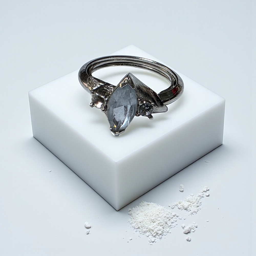 Silver Marquise Cut Ring
